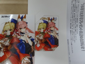 コンプティーク 抽選 当選品 Fate/EXTELLA ネロ 玉藻の前 QUOカード クオカード ワダアルコ