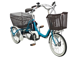 【動作保証】ヤマハ PA16W 電動アシスト自転車 三輪車 パスワゴン YAMAHA サイクリング 中古 良好 楽 N8778355