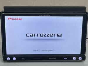 動作品 carrozzeria カロッツェリア AVIC-MRZ077 メモリーナビ Bluetooth 4x4地デジフルセグ TV CD/DVD 2013地図データ(H63)