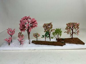 HO 樹木 桜 サクラ 約110～140mm 10本セット ジオラマ用品 レイアウト octy23c