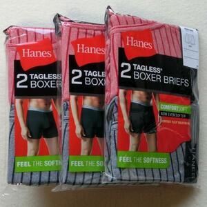 【L】Hanes ヘインズ ボクサーブリーフ ６枚 HM6EG701 p0750・