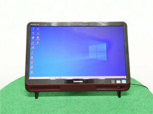 WEBカメラ/中古/WIN10/爆速新品SSD/フルHD21型一体型/TOSHIBA　D712/V7GM　　office2019搭載　送料無料