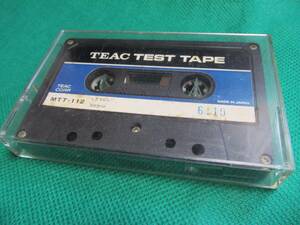 TEAC TEST TAPE MTT-112 Level Set 333Hz テストテープ レベル調整