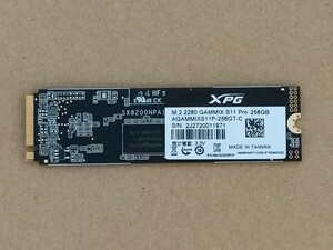 ADATA XPG GAMMIX S11 Pro M.2 2280 PCIe NVMe 256GB 【SSD】