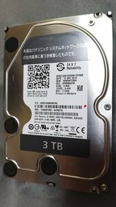 Western Digital WD30PURX★3.5インチHDD SATA 3TB★使用6859時間 DiskInfo注意にて異音は無いがジャンク品！　発送はレターパックプラスで