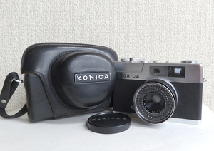 ジャンク扱・シャッター切れる◎KONICA コニカ EE matic SEIKOSHA-L 小西六 HEXANON 1:2.8 40mm レンジファインダー フィルムカメラ