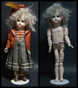 【寂】ビスクドール 田中文子造 可愛らしい女の子 Real Seeley Body USA ボディドール 着せ替え人形 玩具 s60417