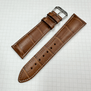 【未使用・長期在庫処分品】　ORIS/オリス　41　純正ストラップ/ベルト　茶クロコマット　22mm　12271