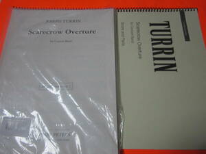輸入楽譜　スコア+パート譜　Scarecrow Overture for Concert Band (Score and Parts): Joseph Turrin　ジョゼフ・トゥリン 