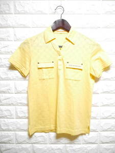 A290 ◇ CASTELBAJAC | カステルバジャック　ポロシャツ　黄　中古　サイズ1