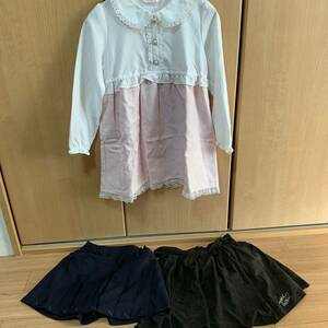 子供服　まとめて　130センチ　スカート　ワンピース　キュロット