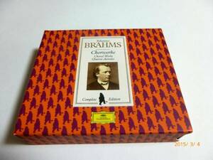 4CD ブラームス 合唱曲全集 449 646-2 BRAHMS NIRTH GERMAN RADIO CHORUS/JENA CHORAL WORKS