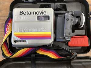 b100 SONY ソニー betamovie ベータムービー BMC-100 ビデオカメラ ケース付き ※ジャンク品 べたつき感多少有り 汚れ・傷有