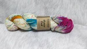 輸入　毛糸　Araucania Huasco Sock Hand Painted　アラウカニア ワスコ ソックヤーン　手染め　ウール75％　100g×1個　1006　海外