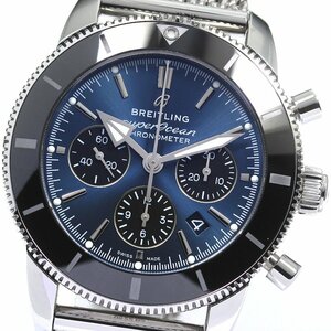 ブライトリング BREITLING AB0162 スーパーオーシャン ヘリテージII B01 クロノグラフ デイト 自動巻き メンズ 良品 内箱付き_808620