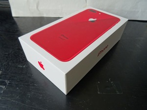 iPhone8　plus　レッド　箱のみ