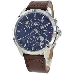 トミーヒルフィガー 腕時計 メンズ シンプル 青文字盤 かっこいい腕時計 プレゼント 誕生日プレゼント