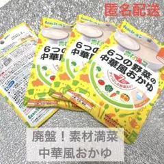 【廃盤】 素材満菜　6つの野菜の中華風おかゆ　4個　ビーンスターク　5か月頃〜