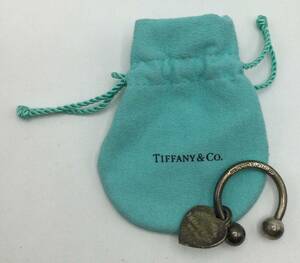 D49● TIFFANY&Co リターントゥハート キーリング silver925 約21.42g ティファニー 保存袋付 アクセサリー 現状品 ●