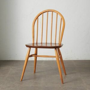 IZ75207N★ercol フープバックチェア アーコール 英国 ヴィンテージ ウィンザー ダイニングチェア 曲木 椅子 エルム イギリス 木製 ブナ