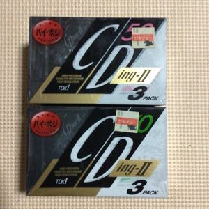 TDK CDingⅡ 50 3パック　70 3パック　ハイポジション カセットテープ6本セット【未開封新品】★