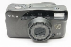 【アルプスカメラ】FUJIFILM フジフイルム ZOOM CARDIA SUPER 115 MR 35mmコンパクトフィルムカメラ ブラック 230127a