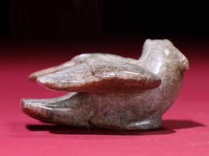  ▽鴻▽漢・和田玉・高古玉彫・鳳鳥把件 時代物 中国古美術 骨董品