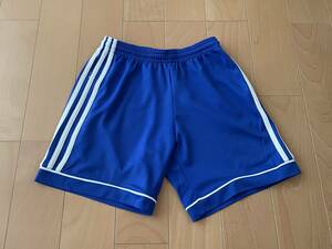 adidas ジュニアサッカーパンツ ブルー １５０サイズ S99153 MODEL：BUJ09 climate 中古 送料込