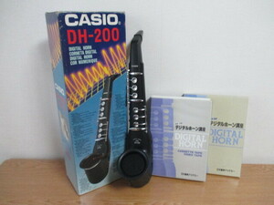 カシオ　CASIO　デジタルホーン　DIGITAL HORN　電子サックス　サックス　MIDI　DH-200　デジタルホーン講座付