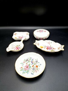 【１円スタート】AYNSLEY エインズレイ ROYAL CROWN DERBY ロイヤルクラウンダービー 小皿 お茶道具 紅茶道具 おまとめセット