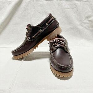 24SS 新品 Timberland ティンバーランド 3eyelet classic rug BROWN デッキシューズ モカシンブーツ 27.5