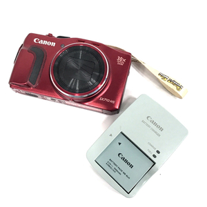 Canon PowerShot SX710 HS コンパクトデジタルカメラ レッド 付属品あり QG043-61