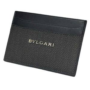 送料無料 BVLGARI ブルガリ Card Case mens Weekend ウィークエンド 32584 カードケース 名刺入れ 美品 aq8689