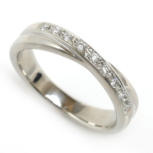 TASAKI タサキ Pt900プラチナ リング・指輪 ダイヤモンド0.07ct 10号 5.3g レディース 中古 美品