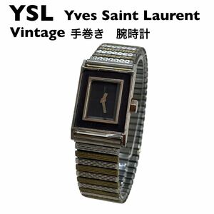【希少】YSL イヴサンローラン 手巻き　レディース　腕時計