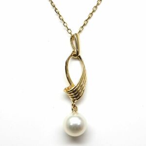 MIKIMOTO(ミキモト)◆K18 アコヤ本真珠ネックレス◆A 約3.4g 約40.0cm パール pearl necklace jewelry ジュエリー EB7/EB8
