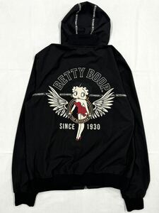 THE BRAVEMAN×BETTY BOOP ベティ ブレイブマン コラボ サマーメッシュジャケット BBB-2425 ブラック Mサイズ