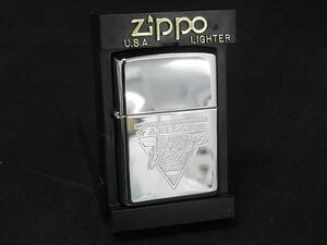 ■新品■未使用■ ZIPPO ジッポー AMERICA USA 2002年製 高級ライター オイルライター 喫煙グッズ メンズ シルバー系 DE3309