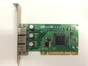 レトロPC_ RATOC SYSTEMS PCI3 REV1 USB2.0*3ポート 未テスト品_0387