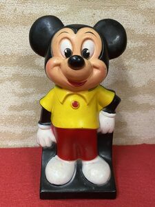 1970s ミッキーマウス 貯金箱 コインバンク ビンテージ ディズニー 置物