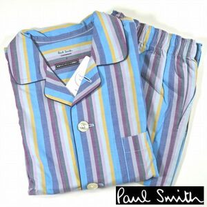 新品 ポールスミス 定価1.87万 長袖シャツ パンツ（前開き) M L Paul Smith 綿 キュプラ 春夏 メンズ 男性 紳士用 042