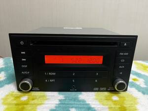 日産 NISSAN 純正 CDプレーヤー CD/AUX 動作確認済み!! B8185-89951 HS-C5482A ノート デイズ 等