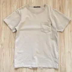 シジョマン キッズ 男の子 女の子 トップス Tシャツ 半袖 ベージュ 160