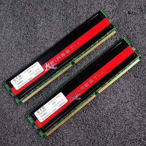 【中古】DDR2メモリ 4GB(2GB2枚組) CFD FireStix FSH1066D2C-K4G バルク [DDR2-1066 PC2-8500]