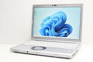 1円スタート ノートパソコン Windows11 Panasonic レッツノート CF-SV7 DVDマルチ 第8世代 Core i5 SSD256GB メモリ8GB Windows10 12.1