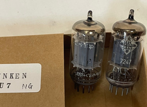 NG Telefunken 刻印マーク ◇ ECC82 12AU7 2本 NG品