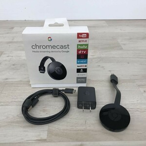 ②Google グーグル Chromecast クロームキャスト NC2-6A5[C4309]