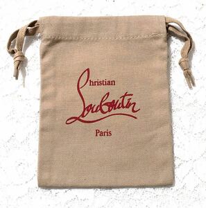 クリスチャン・ルブタン「Christian Louboutin」小物用保存袋 (2558) 正規品 付属品 コインケースサイズ 巾着袋 巾着ポーチ 