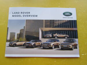 LAND ROVER MODEL OVERVIEW　カタログ　P20