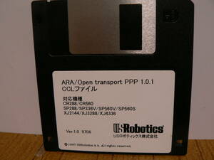 送料最安 120円 FM01：FD版　ロボティックス ARA/Open transport PPP 1.0.1 CCLファイル　USRobotics　FDのみ